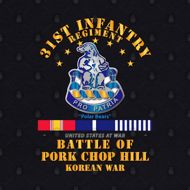 Pork Chop Hill - 31st Infantry Regt w Svc Ribbons by twix123844